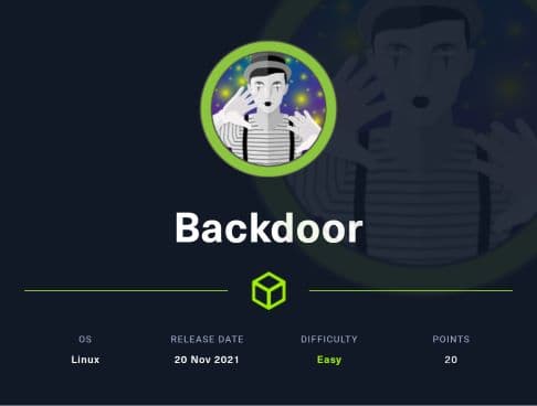 Backdoor — HackTheBox