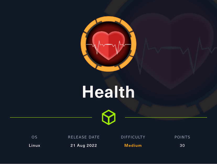 Health — HackTheBox